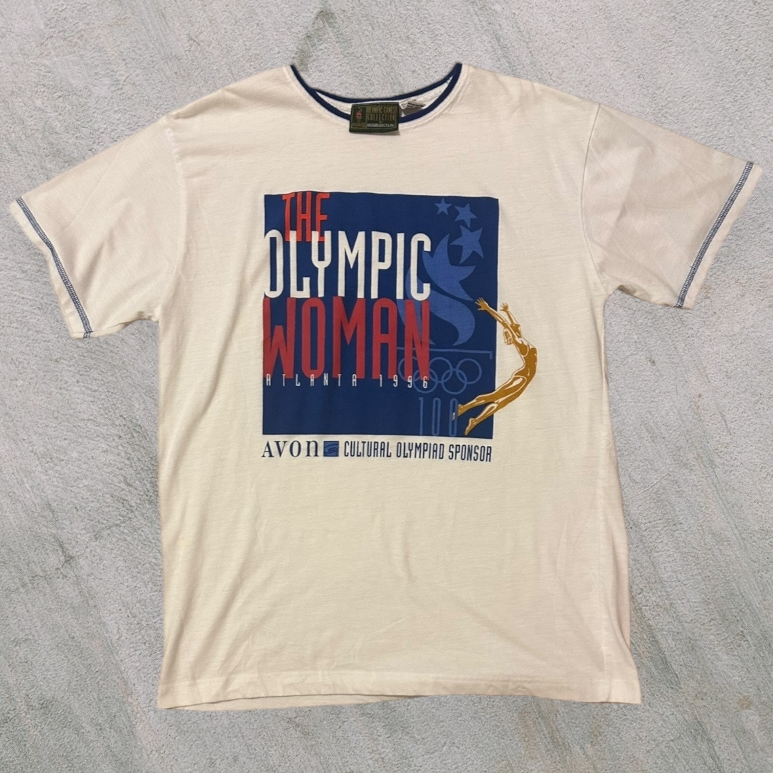 1996 The Olympic Woman Vintage Tee